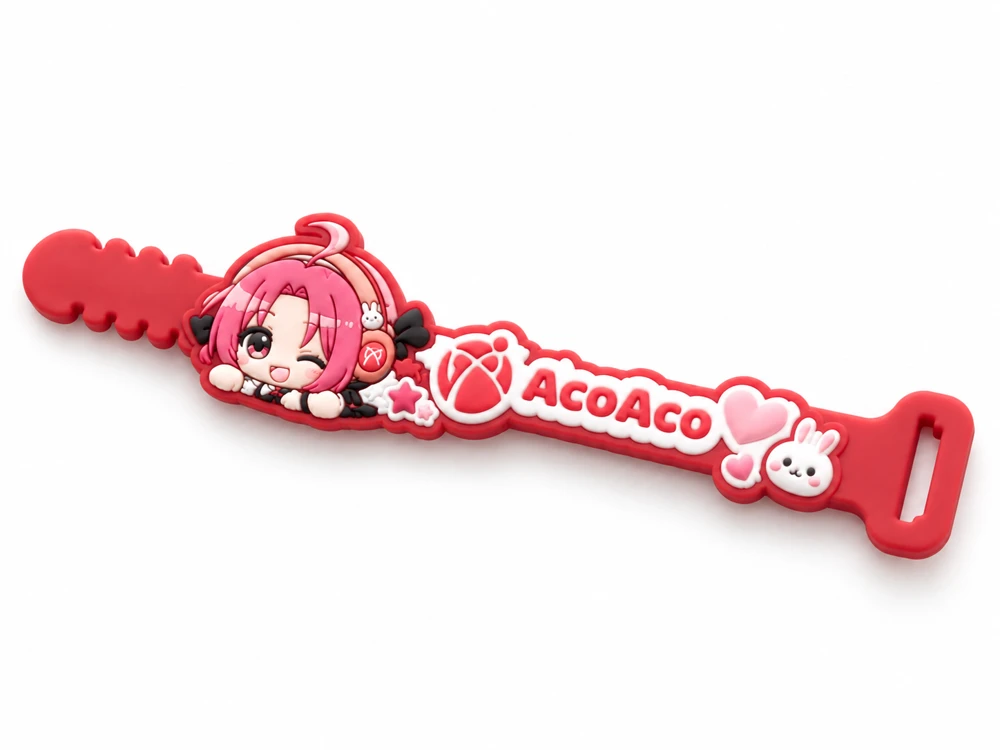 ラバーケーブルバンド AcoAcoモチーフの提案イメージ